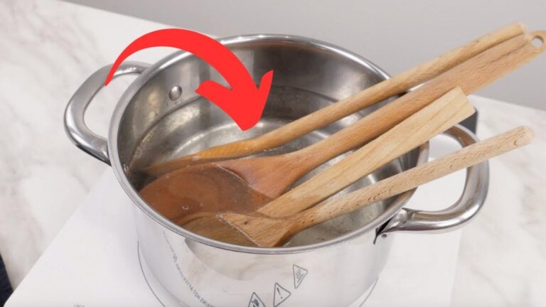 Cette astuce de grand-mère va redonner vie à vos ustensiles en bois…