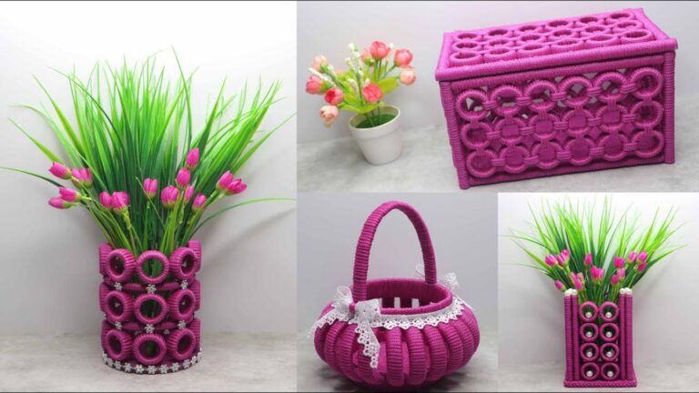 Une idée toute simple pour transformer vos bouchons plastiques en objets déco magnifiques…