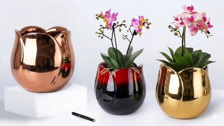 Cette astuce surprenante transforme du ciment en un vase d&rsquo;apparence céramique…
