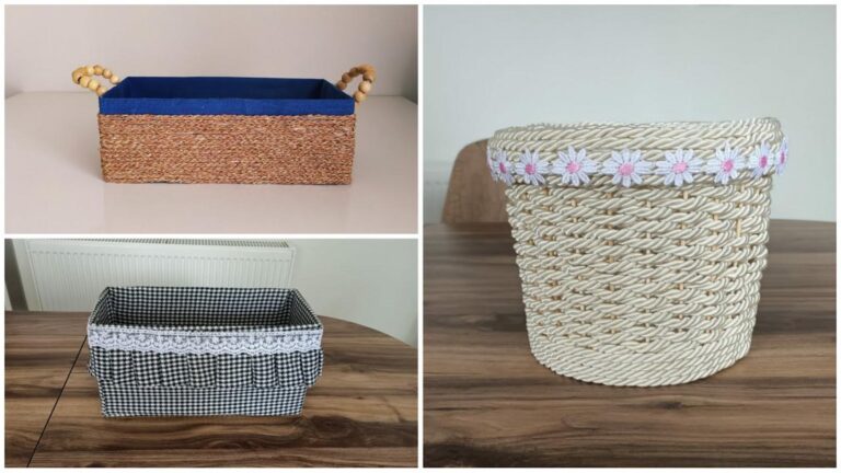 Cette astuce recyclage transforme des déchets en magnifiques paniers de rangement…