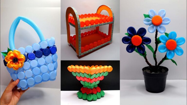 Une idée toute simple pour transformer des bouchons en objets décoratifs…