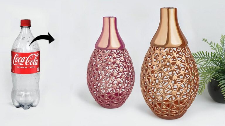 Transformez une simple bouteille en un vase chic… Découvrez comment en quelques étapes !