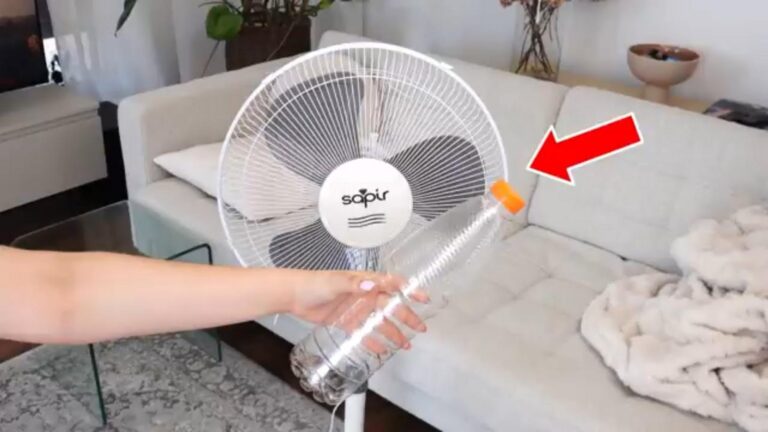 Cette astuce simple transforme deux bouteilles en climatiseur maison en un rien de temps…