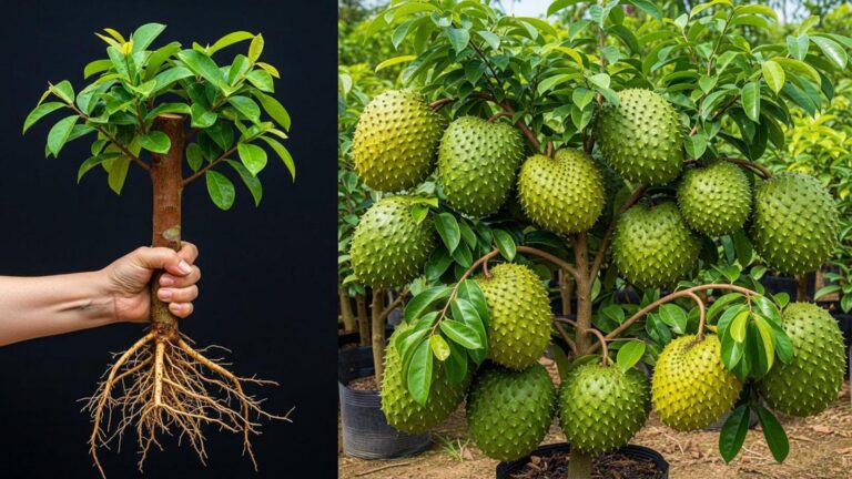 Cette astuce peu connue transforme votre jardin en oasis de corossol…