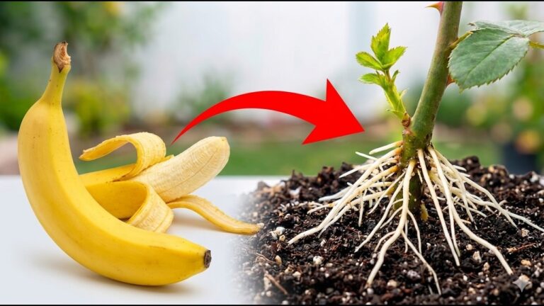 3 astuces avec des pelures de banane pour faire pousser vos boutures rapidement !