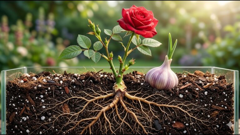 Transformez vos boutures de rose en racines en 1 nuit avec cette méthode à l&rsquo;ail !