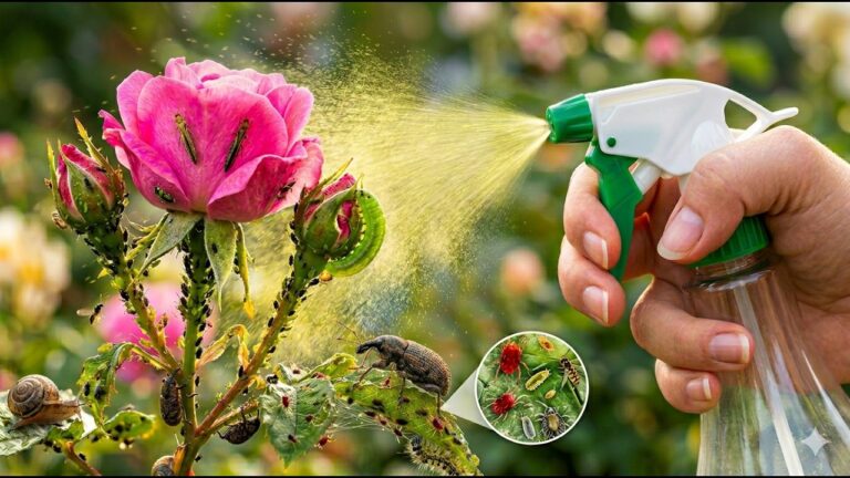 Éliminez 5 ravageurs des roses en quelques secondes avec cette formule naturelle !