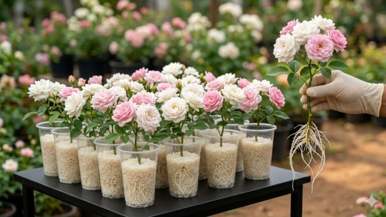 Faites fleurir vos boutures de rose : 7 astuces pour des résultats incroyables !