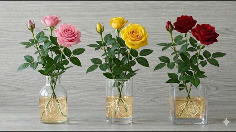Découvrez comment faire pousser des roses dans l&rsquo;eau en 21 jours !