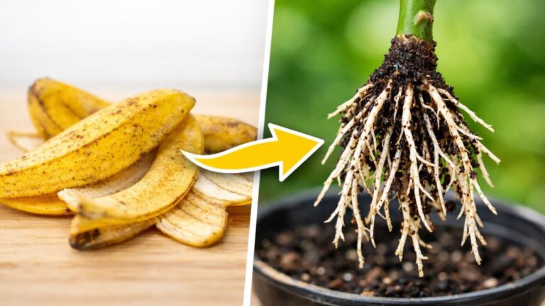 3 astuces naturelles pour faire pousser vos boutures rapidement avec des peaux de banane