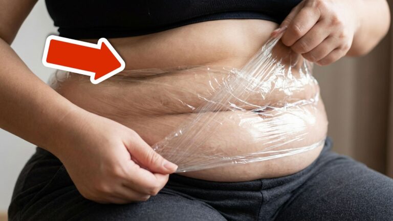 Découvre les 5 effets surprenants de s&rsquo;envelopper le ventre dans du film plastique !