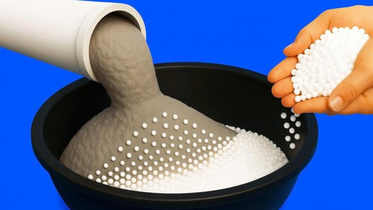 7 astuces surprenantes pour mélanger ciment et mousse écrasée !