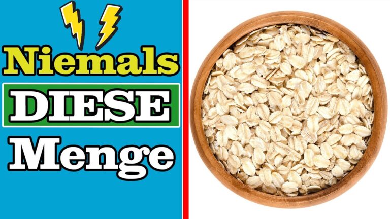 Ne dépassez pas 50 g d&rsquo;avoine par jour pour votre santé optimale