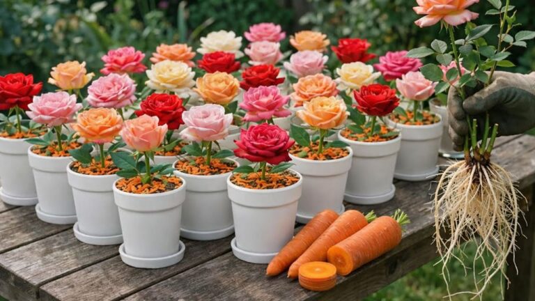 5 astuces étonnantes pour multiplier vos roses avec des carottes !