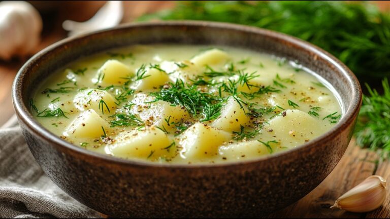 10 raisons de savourer cette soupe crémeuse de pommes de terre et d&rsquo;aneth !