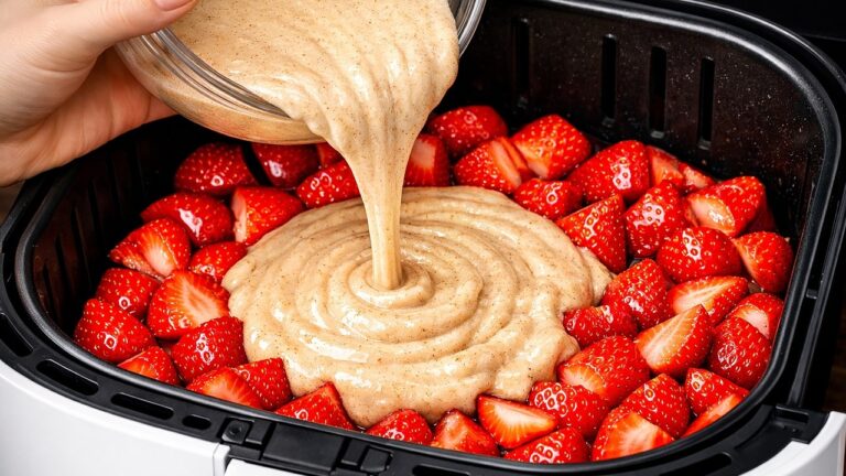 Découvrez le 5-Minutes Erdbeerkuchen à la friteuse à air ! Un délice à essayer 🍓