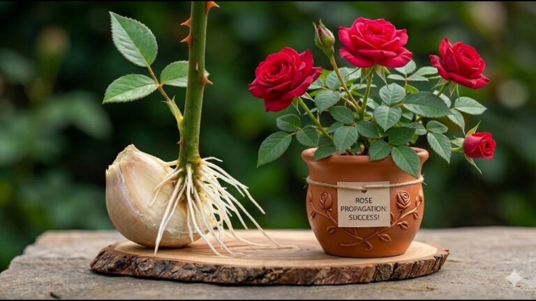 10 astuces pour faire fleurir vos boutures de rosier grâce à l&rsquo;ail !