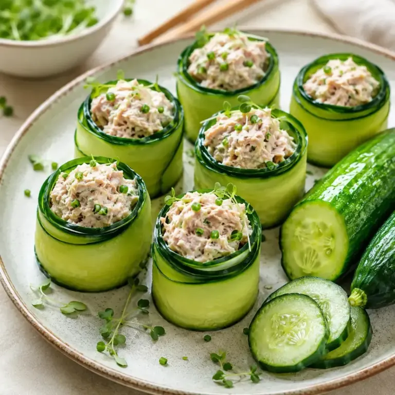 Couronne de concombre au thon : la recette fraîche et élégante à essayer