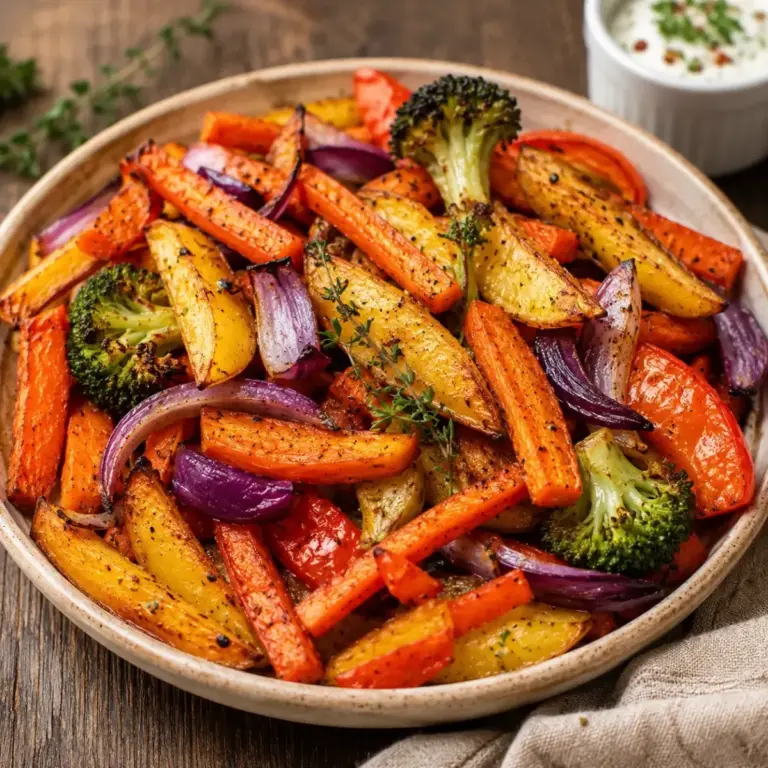 Recette facile de légumes rôtis à l&rsquo;air fryer pour un accompagnement savoureux