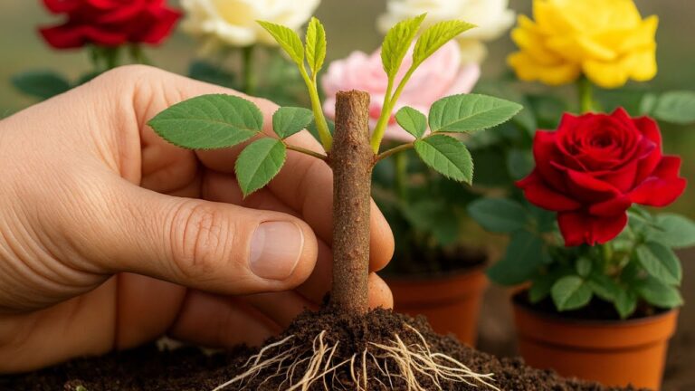 3 astuces pour faire prendre racine aux boutures de rose rapidement !
