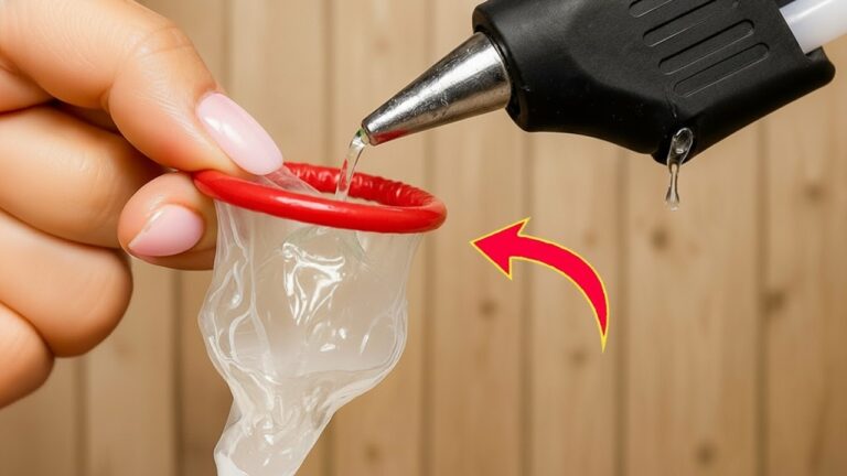 Créez 5 objets astucieux en une minute avec du pistolet à colle dans un moule à préservatif !
