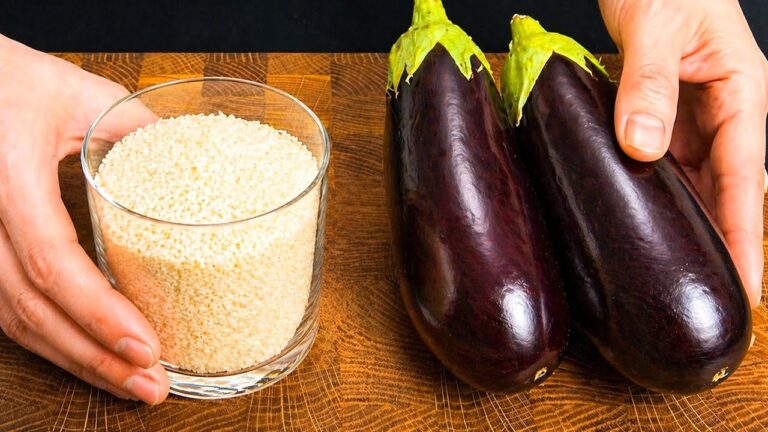 3 étapes pour un dîner rapide : 1 tasse de riz et 2 aubergines, à découvrir !