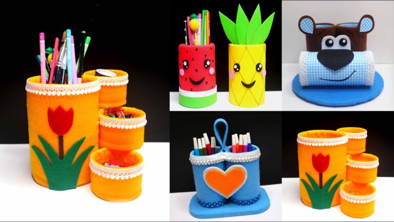 5 idées de porte-crayons DIY avec des bouteilles plastiques à essayer absolument !