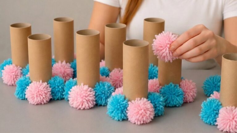 20 Paires de Poupées à Faire et Vendre : Créatives avec Rouleaux de Papier et Laine