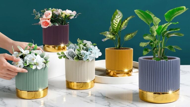 5 astuces pour créer des vases en ciment faciles et tendances chez soi