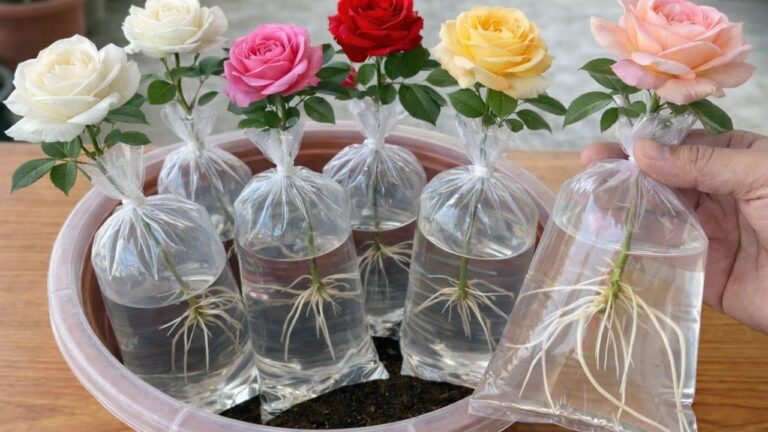 20 astuces pour faire pousser des roses dans l&rsquo;eau facilement 🌹