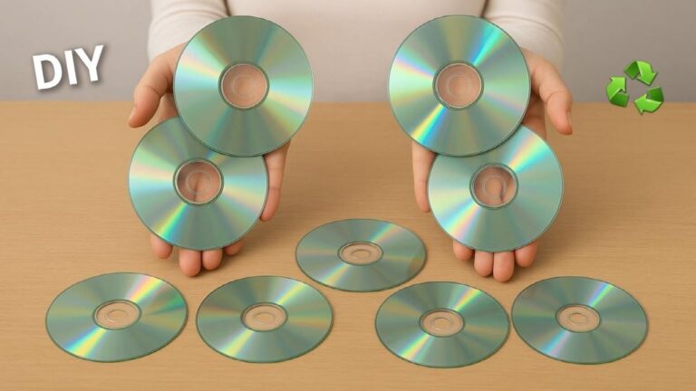 5 idées DIY incroyables avec des CD récupérés pour décorer votre maison !
