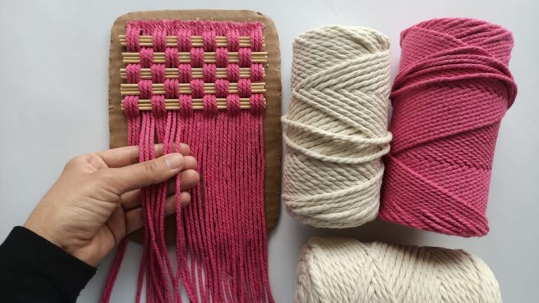 3 étapes pour créer un superbe panier en karton et macramé !