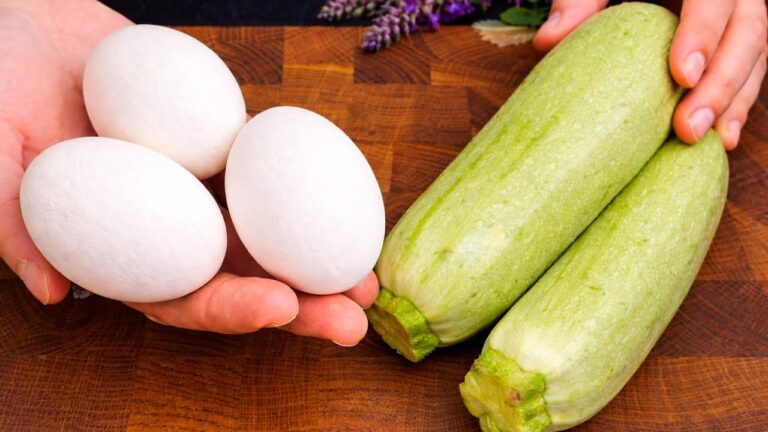 10 idées de dîners : Zucchini et œufs, plus savoureux que la viande !