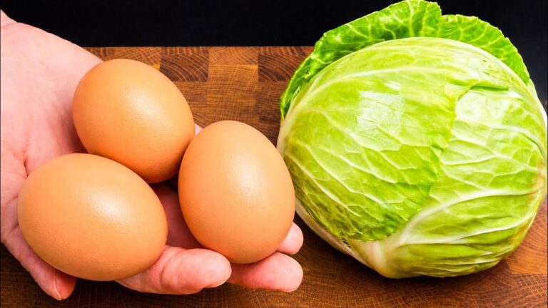 7 raisons de préférer le chou aux œufs pour un dîner délicieux et rapide !