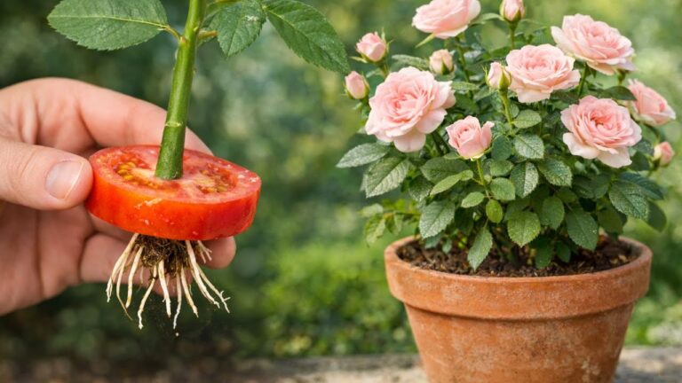 3 étapes simples pour propager des roses avec des tomates et booster vos racines !